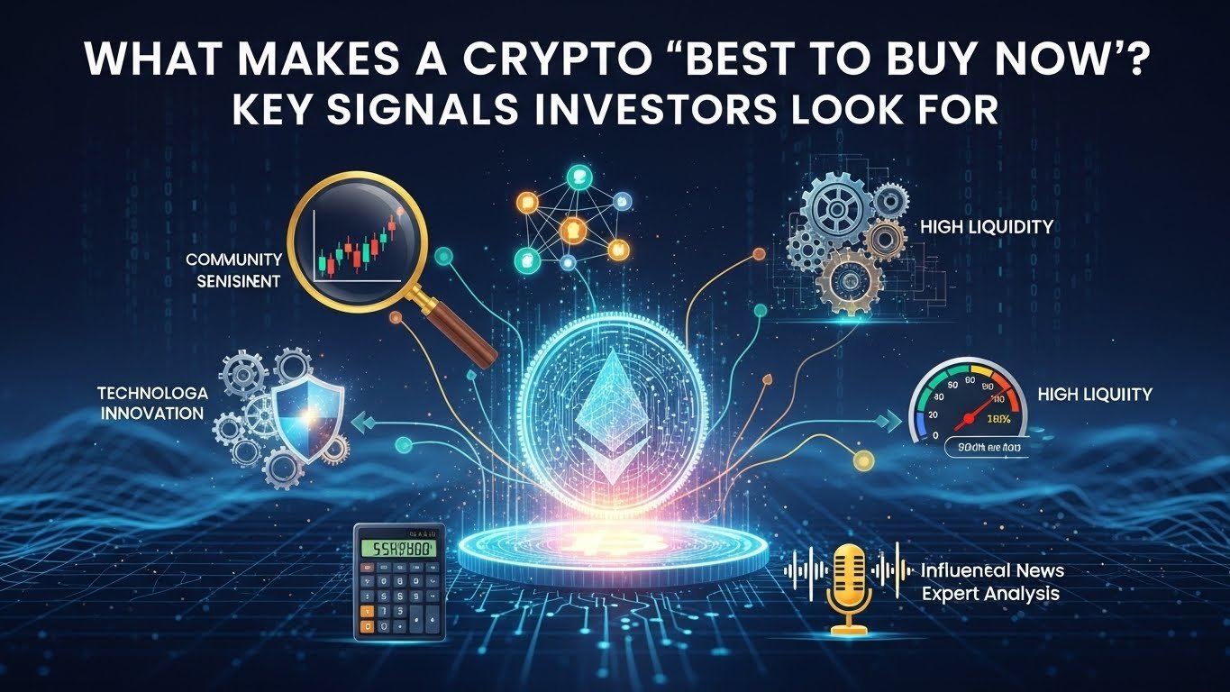 What Makes a Crypto “Best to Buy Now”? Key Signals Investors Look For