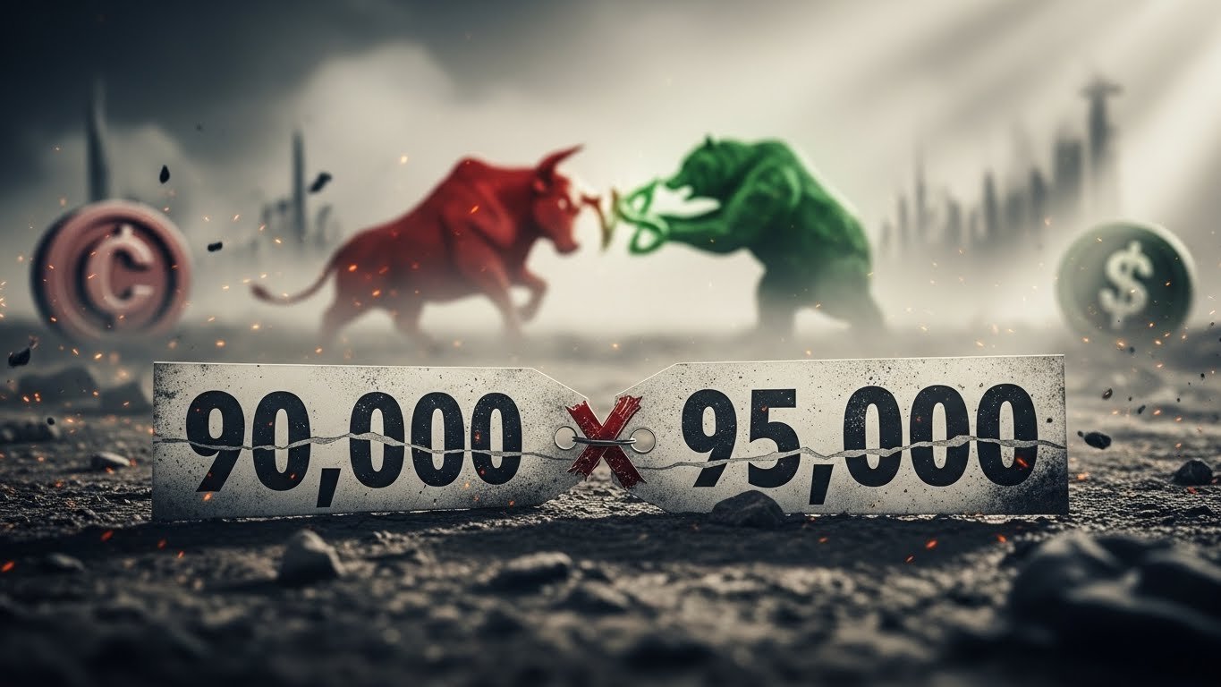 The $90,000–$95,000 battleground