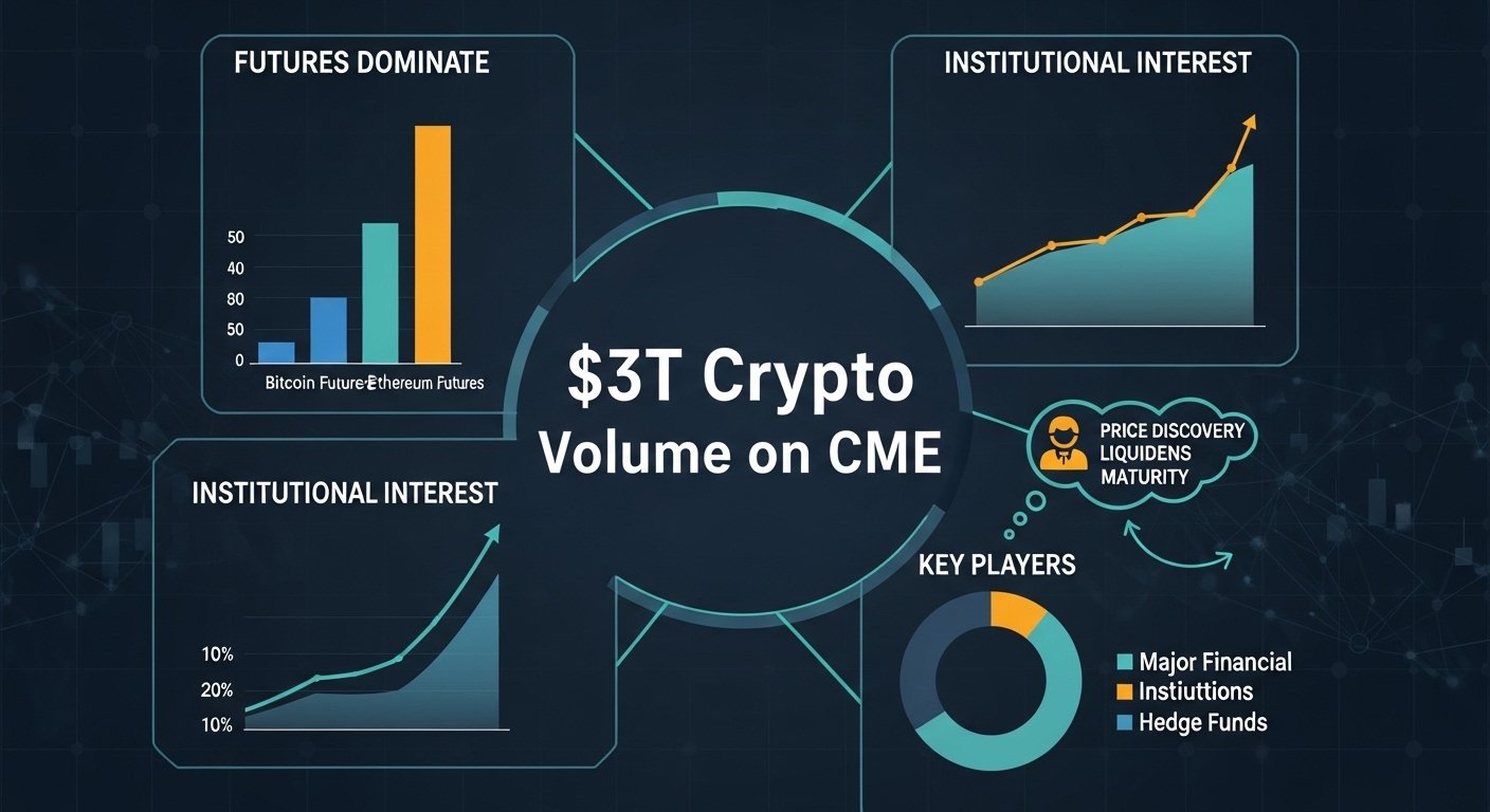 What “$3T Crypto Volume on CME” Really Indicates