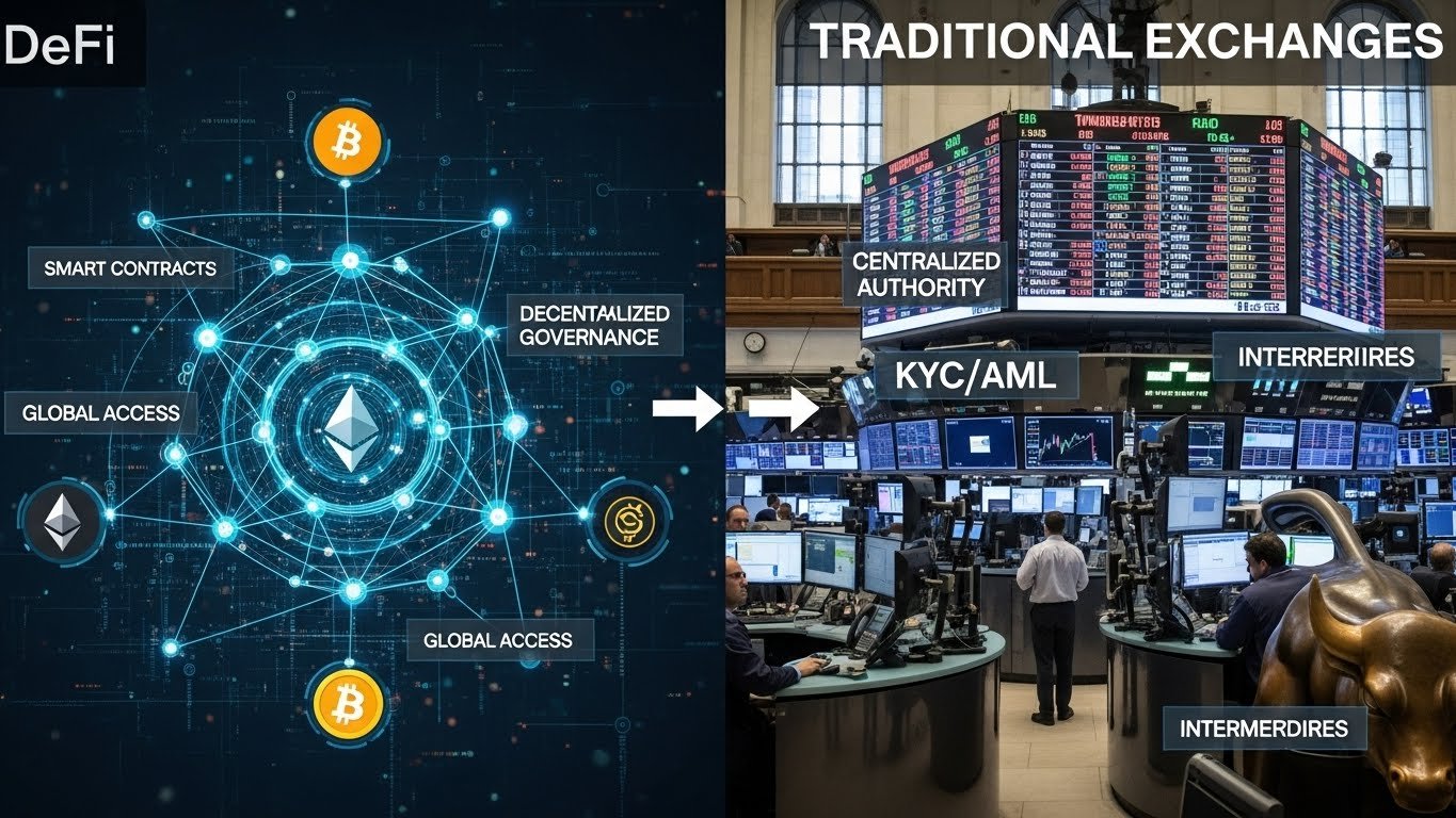 What Makes DeFi Fundamentally Different From Traditional Exchanges