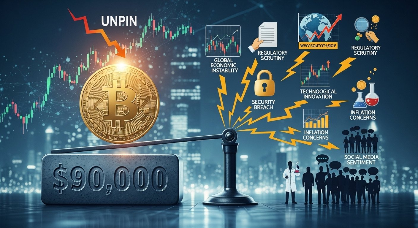 What could unpin Bitcoin price today from $90k