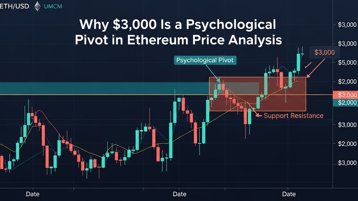 Why $3,000 Is a Psychological Pivot in Ethereum Price Analysis
