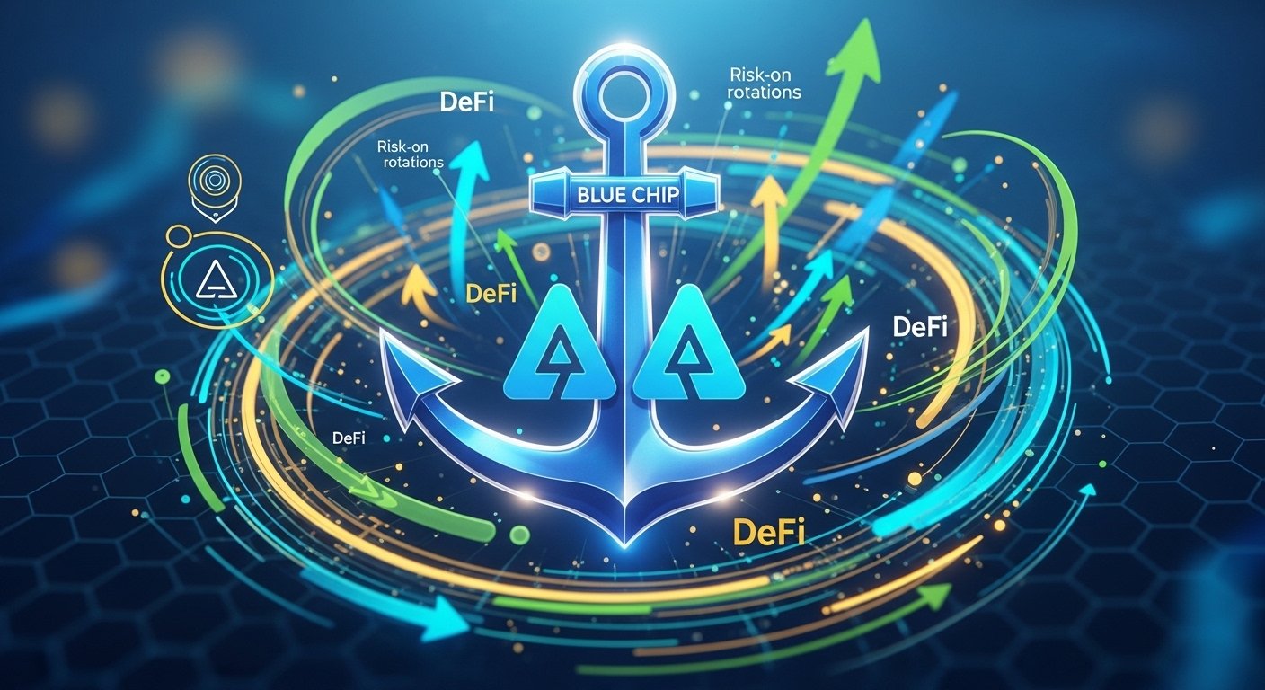 Aave as a “Blue Chip DeFi” Anchor for Risk-On Rotations