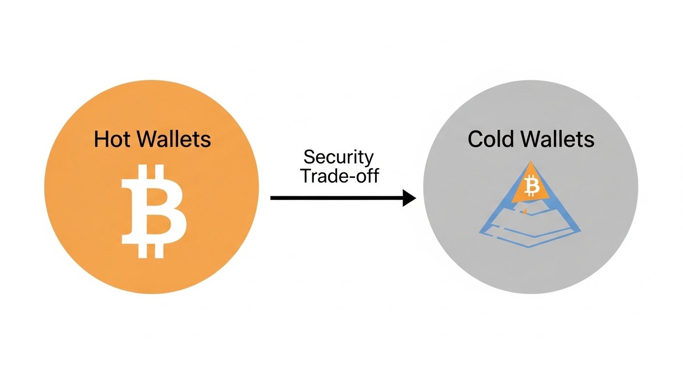 Hot Wallets vs Cold Wallets vs Smart Wallets