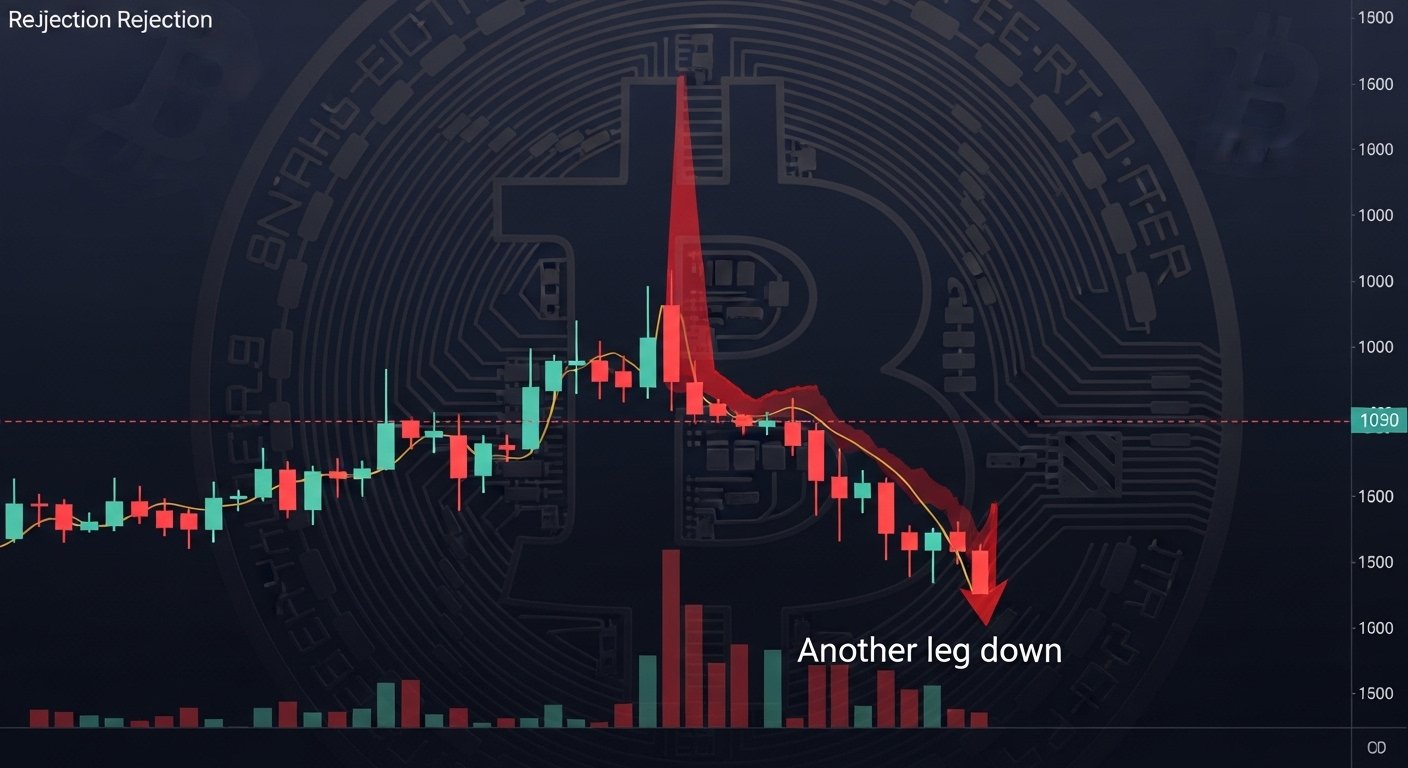 Scenario 2 Bearish Rejection and Another Leg Down