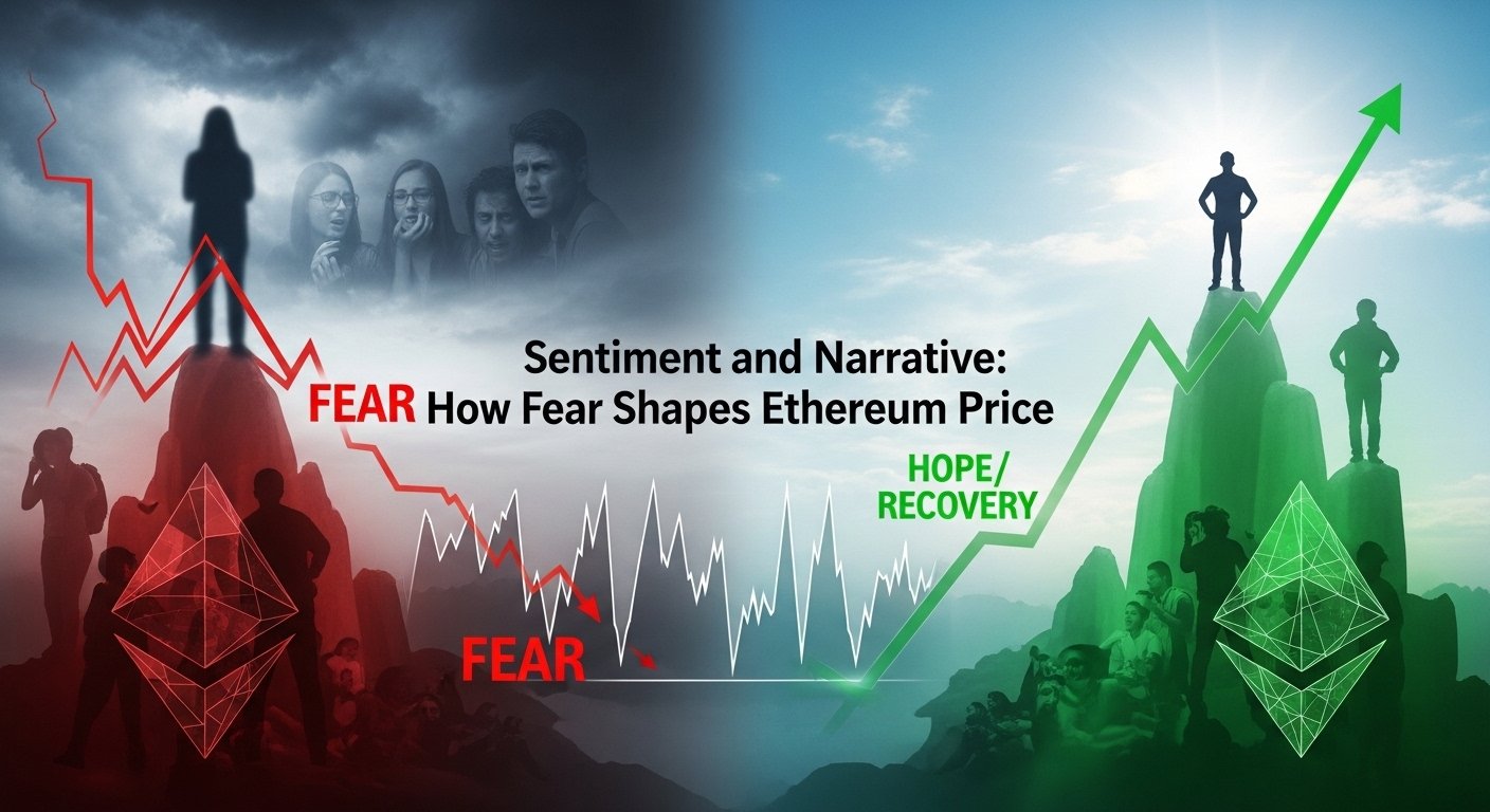 Sentiment and Narrative How Fear Shapes Ethereum Price