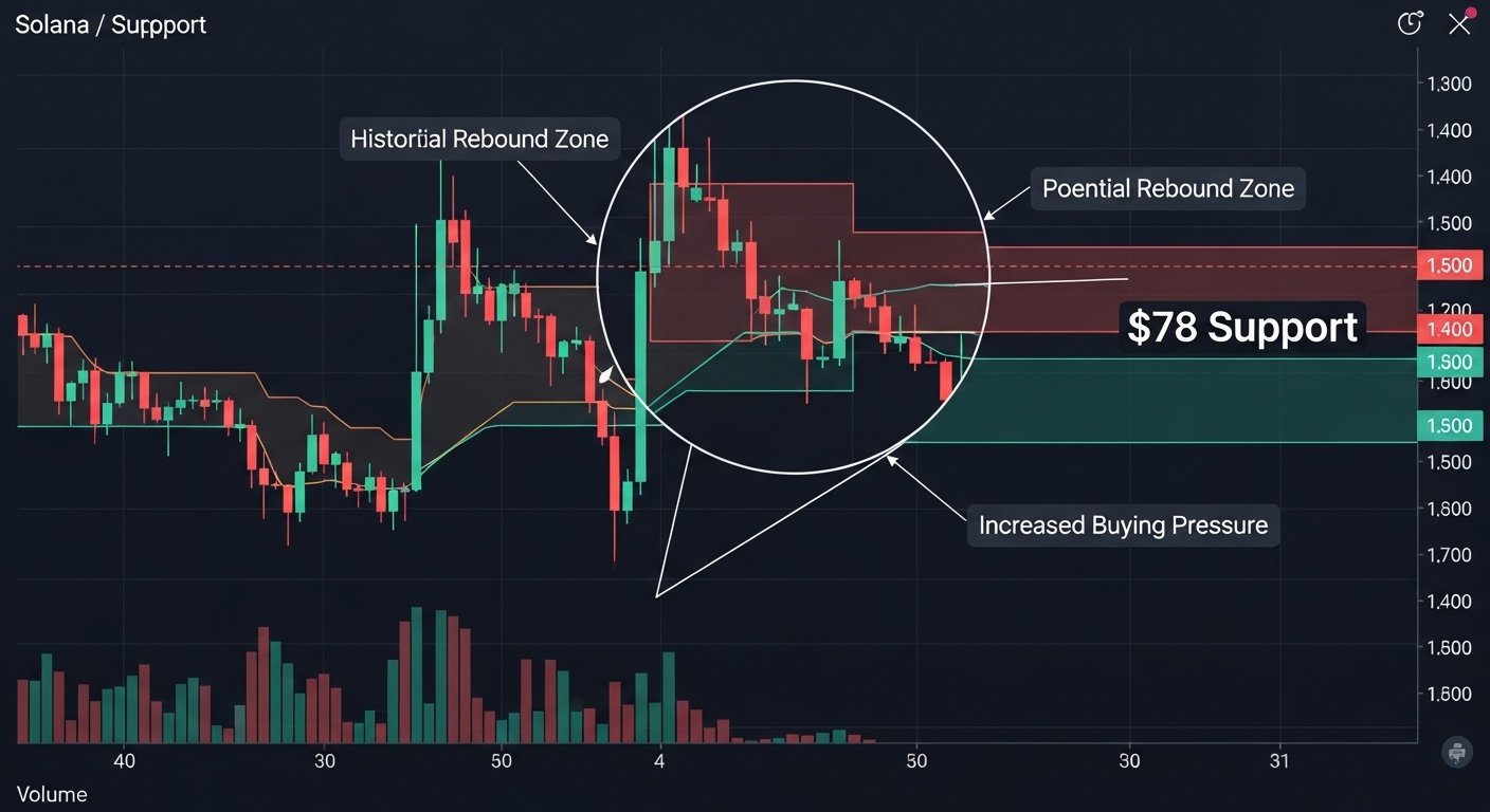 Why $78 support comes into focus for Solana price