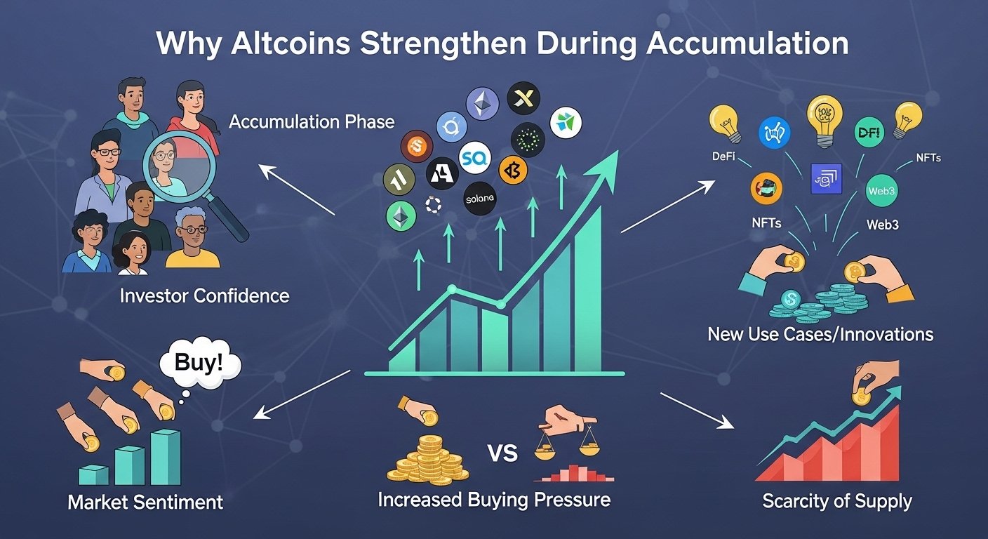 Why Altcoins Strengthen During Accumulation