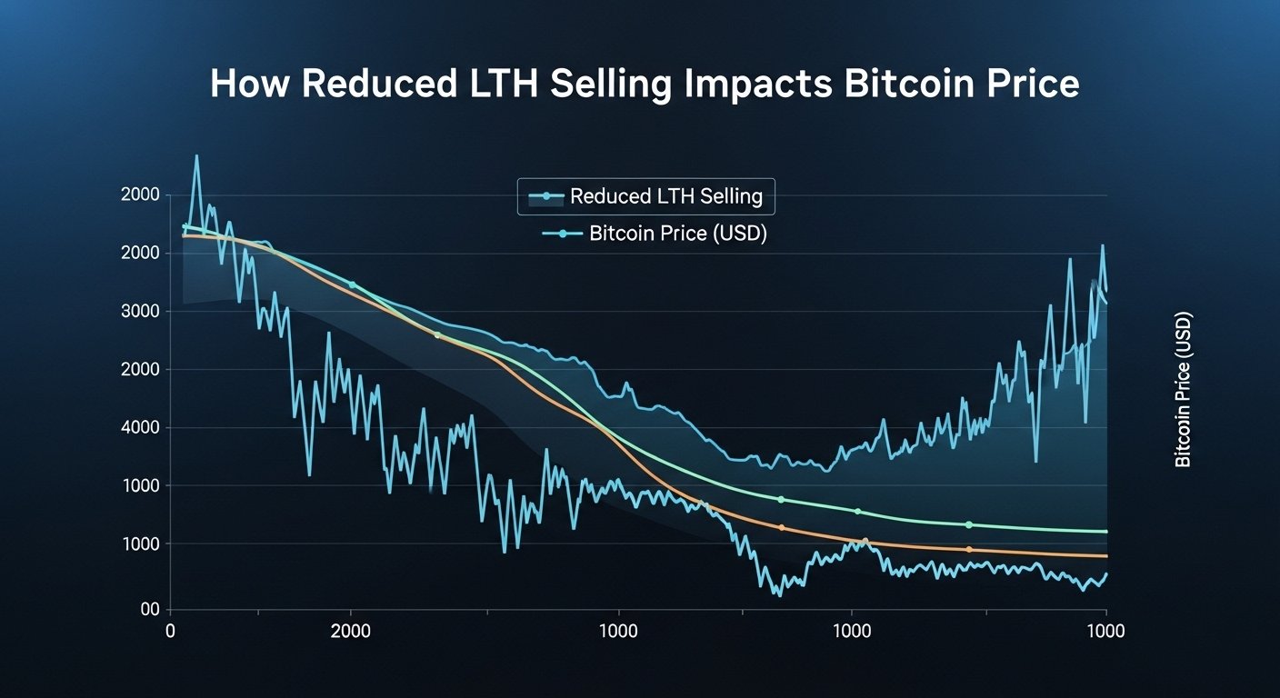 How Reduced LTH Selling Impacts Bitcoin Price