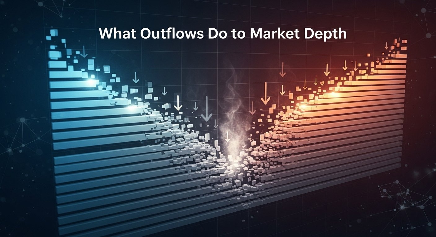 What Outflows Do to Market Depth