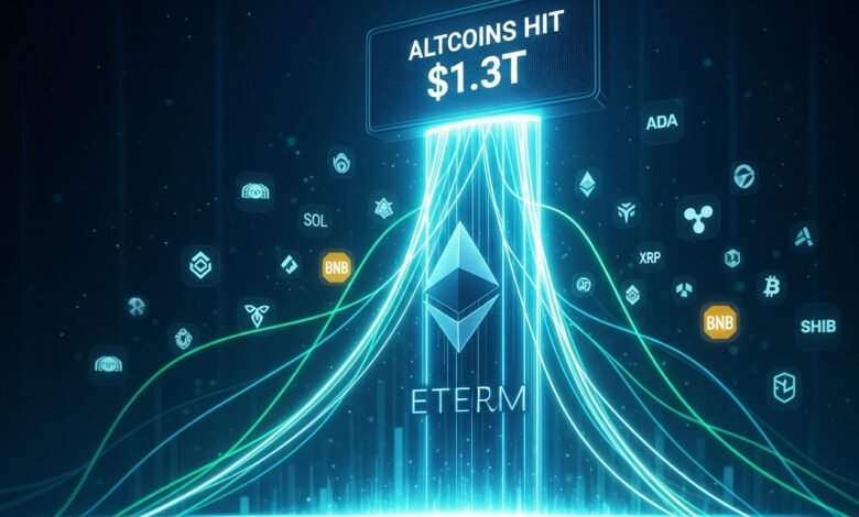 Altcoins Hit $1.3T as ETH