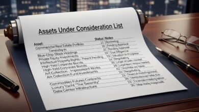 Assets Under Consideration list