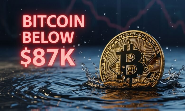 Bitcoin Below $87K