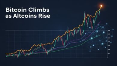 Bitcoin Climbs as Altcoins