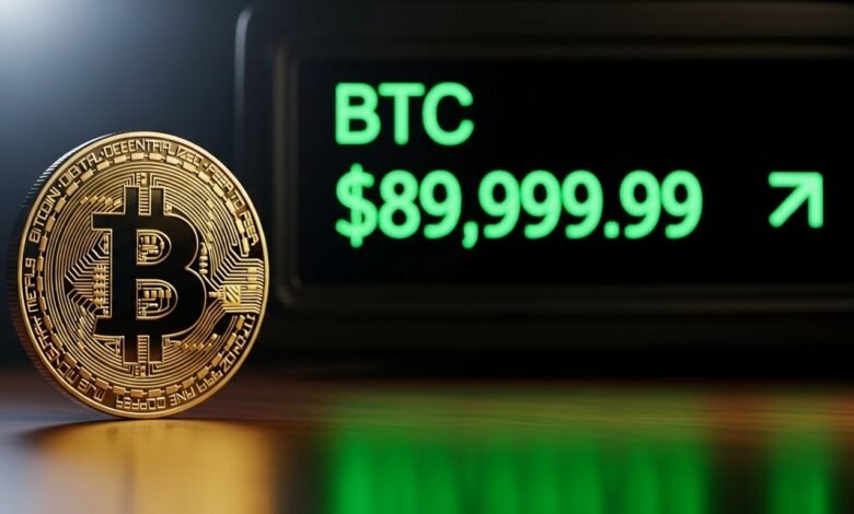 Bitcoin Near $90K
