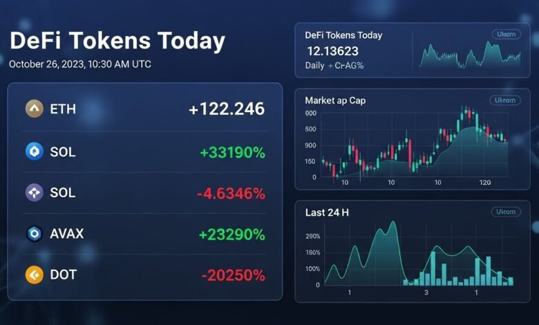 DeFi Tokens Today