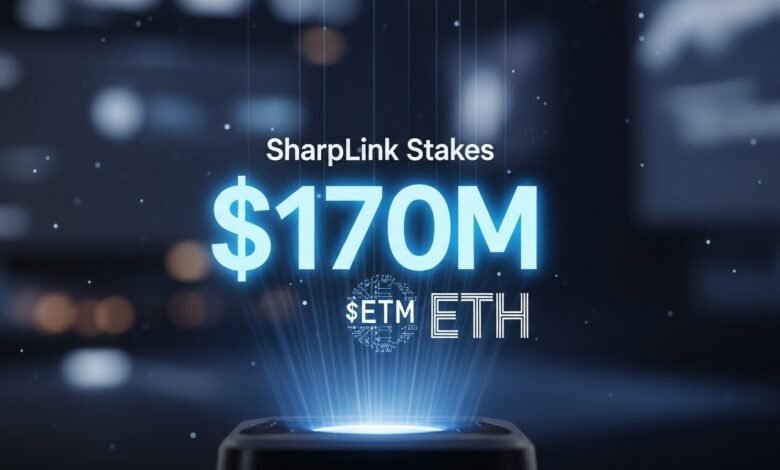 SharpLink Stakes $170M ETH
