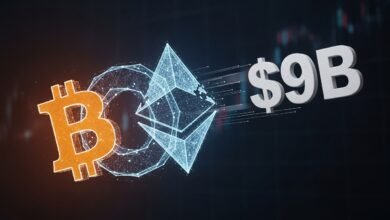 $9B Exits Bitcoin and Ether