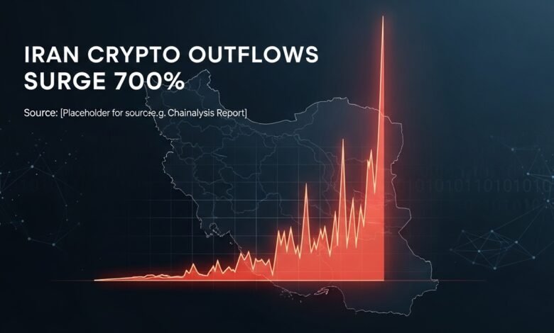 Iran Crypto Outflows Surge 700%